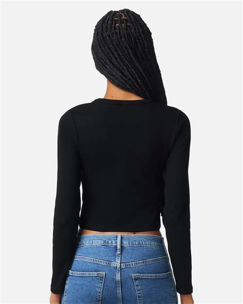 Women's Baby Rib Long Sleeve Fitted Tee - BR2107 24