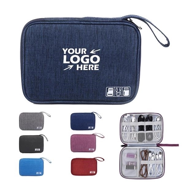 USB Data Cable Organizer Travel Kit Case 2