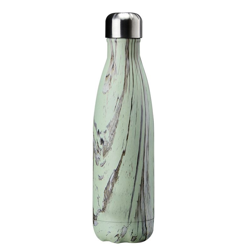 17Ounce Wood Grain Sleek Insulated Water Bottles 10