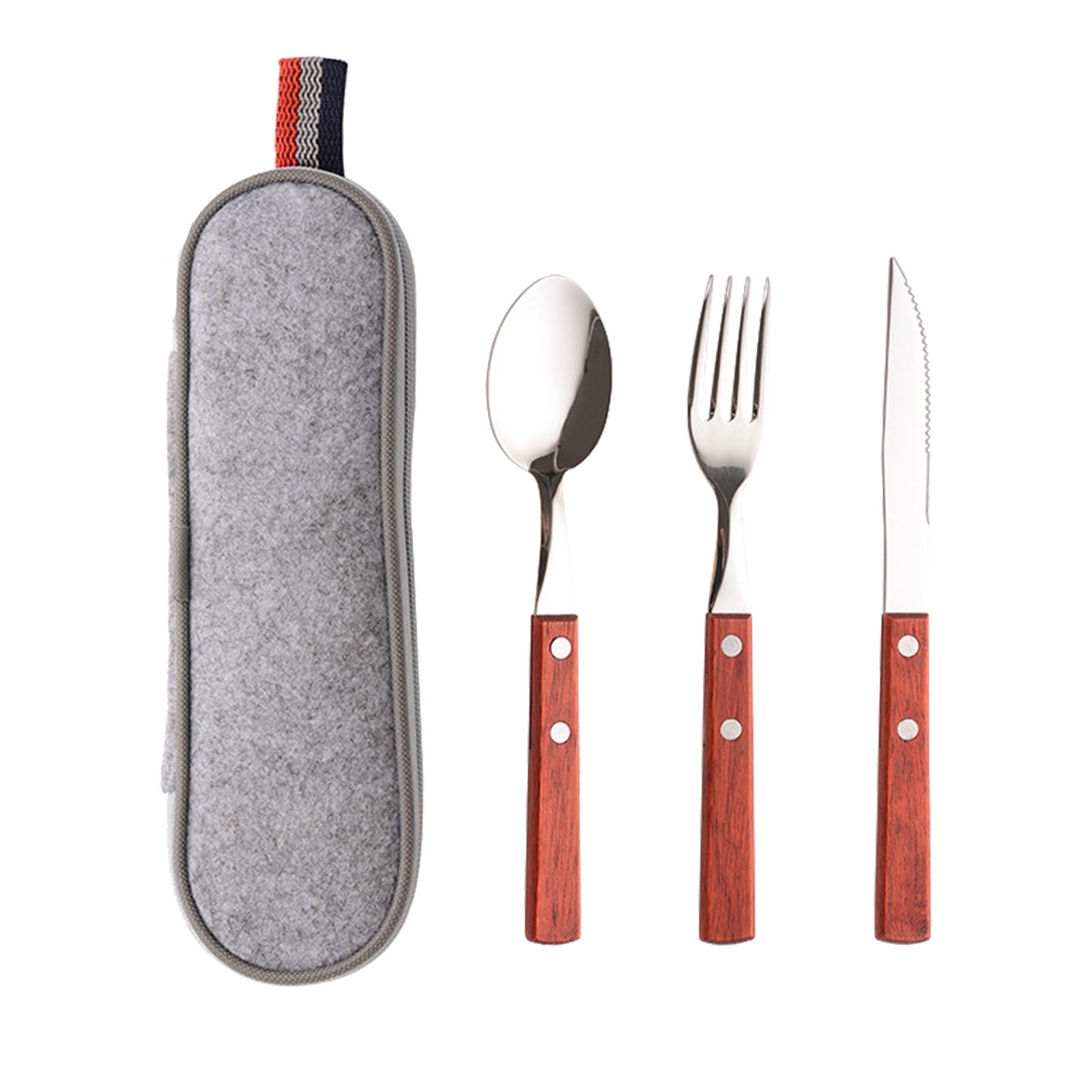 Stainless Steel Travel Utensils With Case 4