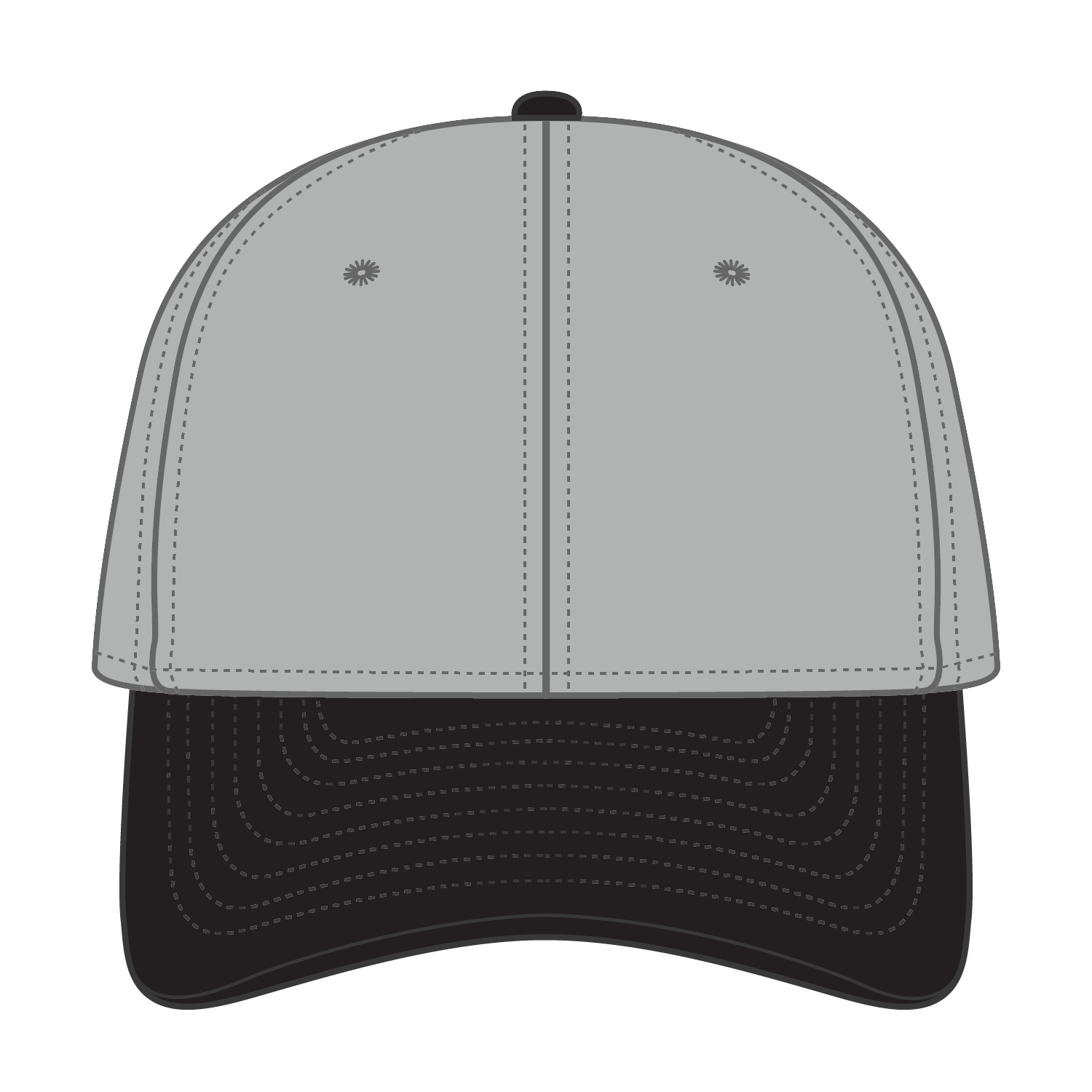 OTTO CAP® OTTO FLEX® Fitted 6 Panel Low Profile Dad Hat 6