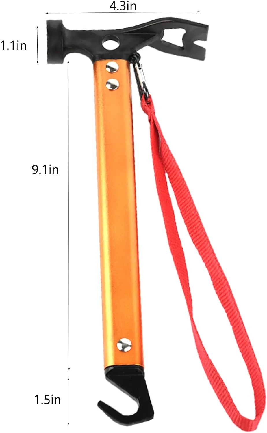 3 in 1 Steel Aluminum Camping Hammer 4