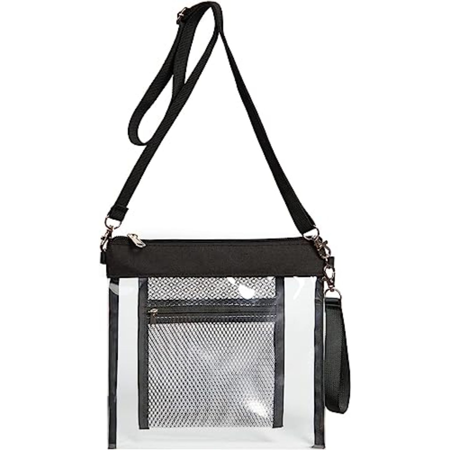 ClearPass Crossbody bag w/ Inner Mesh Pocket 3