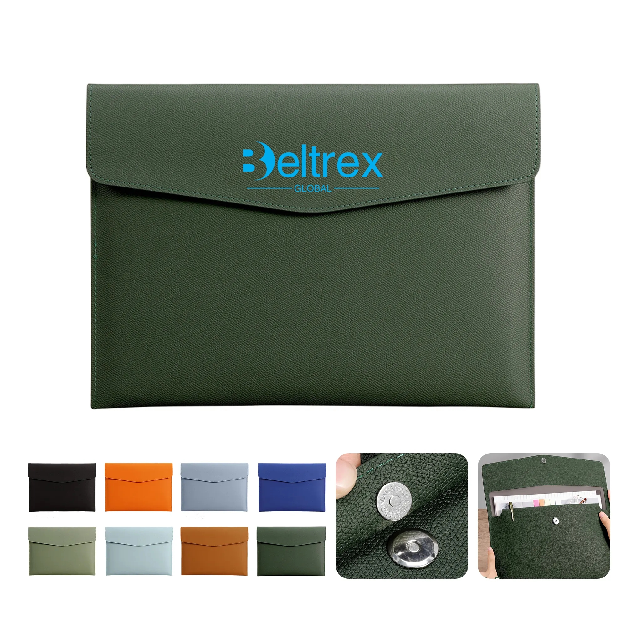 MOQ 50 A4 Leather Document Bag 1