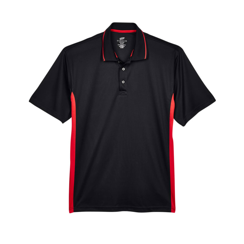 UltraClub Mens Cool & Dry Sport Two-Tone Polo 9