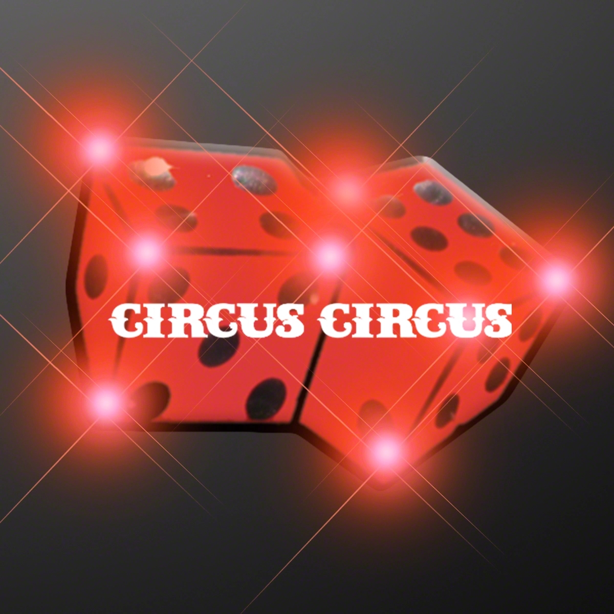 Flashing Dice LED Pin Blinkies 1