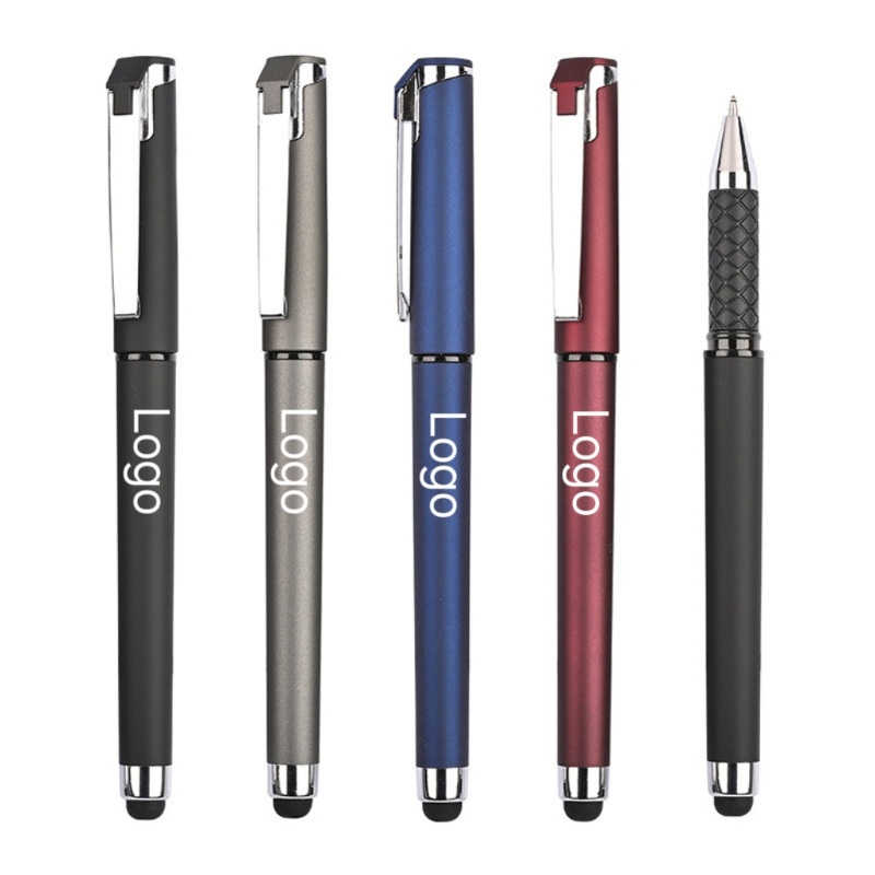 Plastic Ballpoint Pen W/ Stylus 1