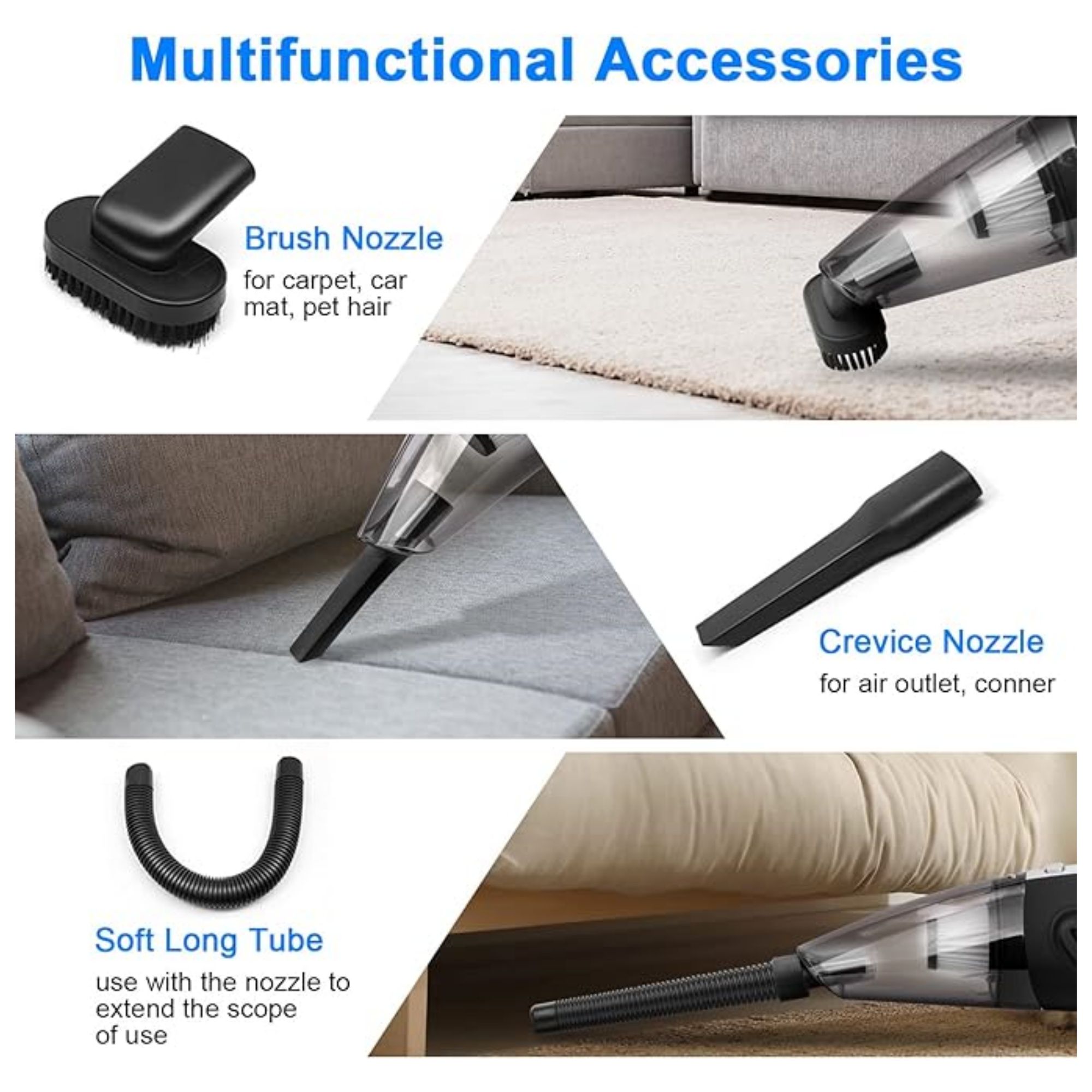 4 In 1 Handheld Vacuum Cleaner Cordless 5