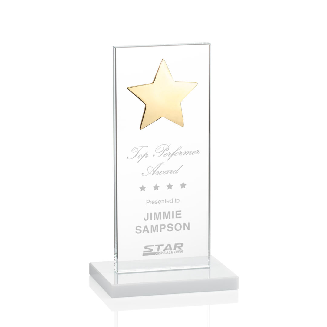 Dallas Star Award - White/Gold 7