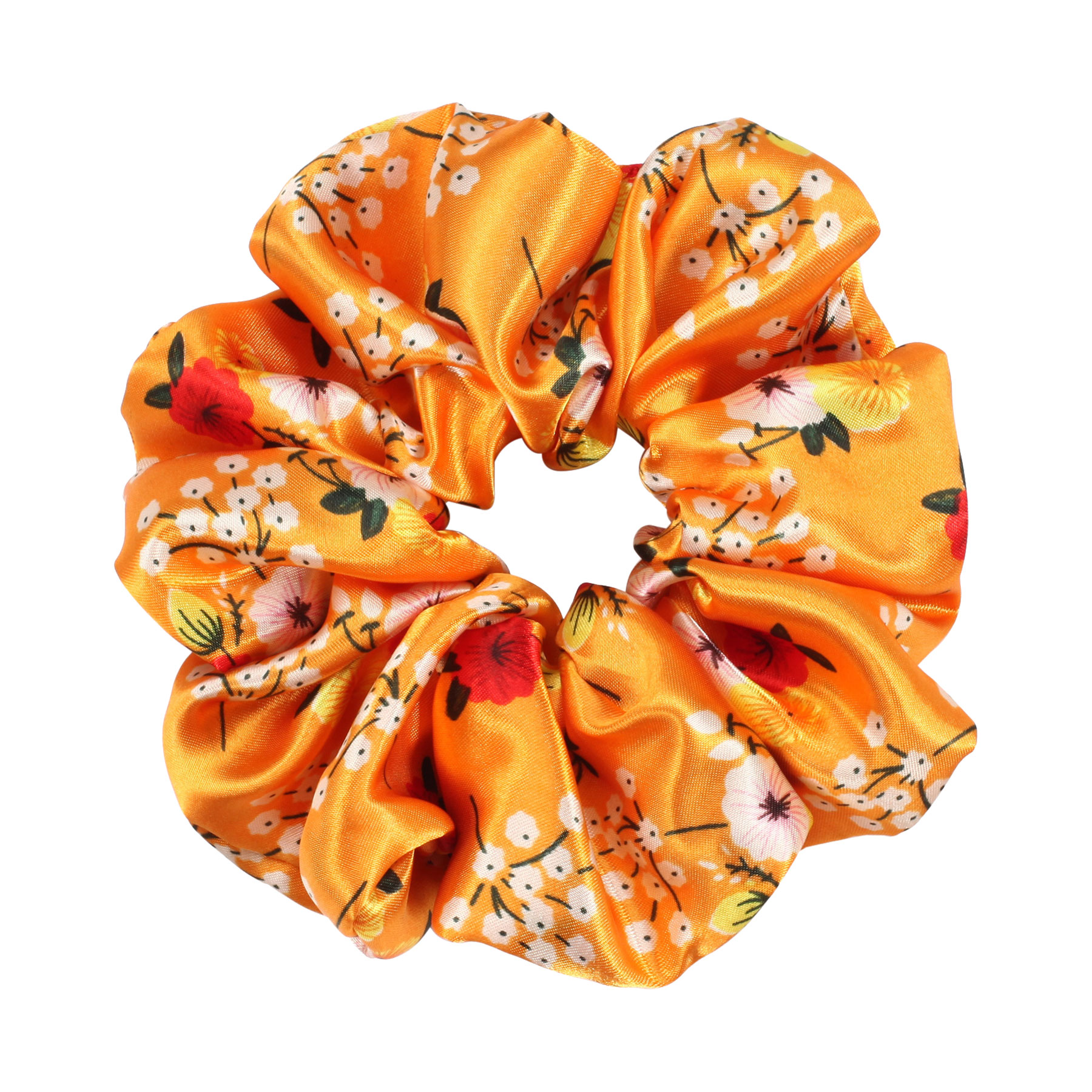 Full Color Printed Satin Silk Hair Scrunchies 27