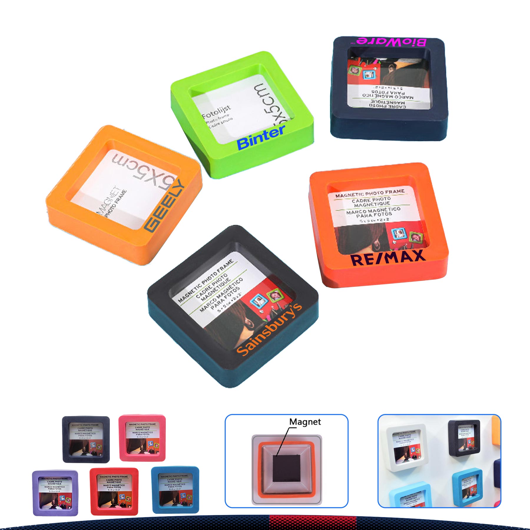 Refrigerator Magnet Photo Frame 7
