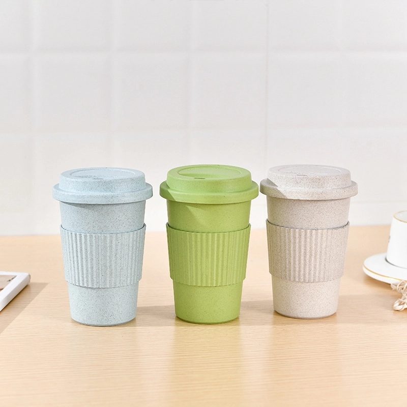 Custom Wheat Fiber Coffee  Travel Tumbler 12