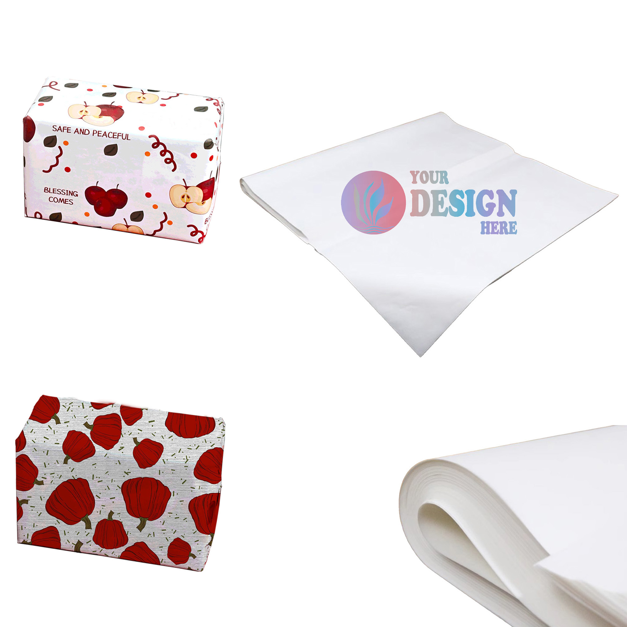 Full Color Custom Kraft Wrapping Paper 2