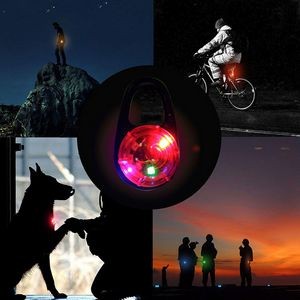 LED Safety Light For Pets Push Button Activation With Carabiner 11