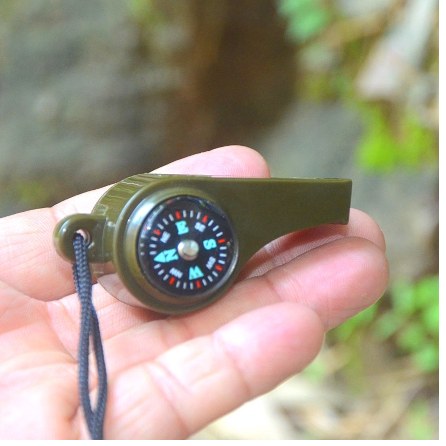 Survival Whistle with Compass and Thermometer 3-in-1 5