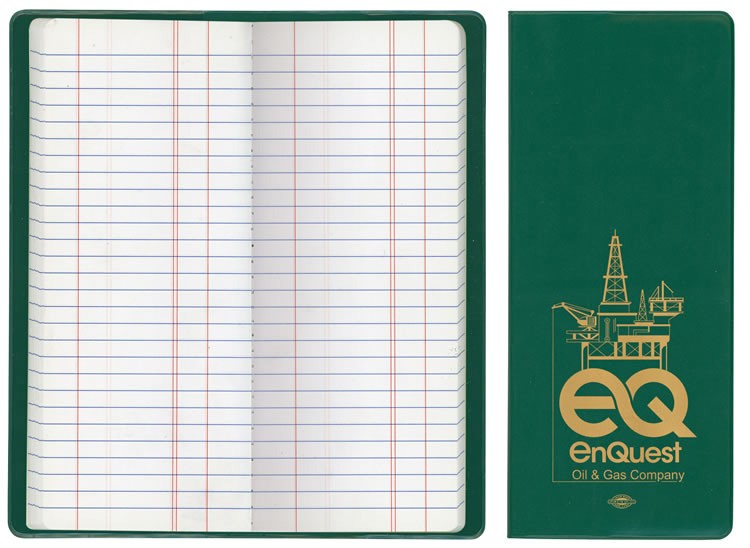 Oil & Pipe Long Tally Book-Standard Vinyl 3