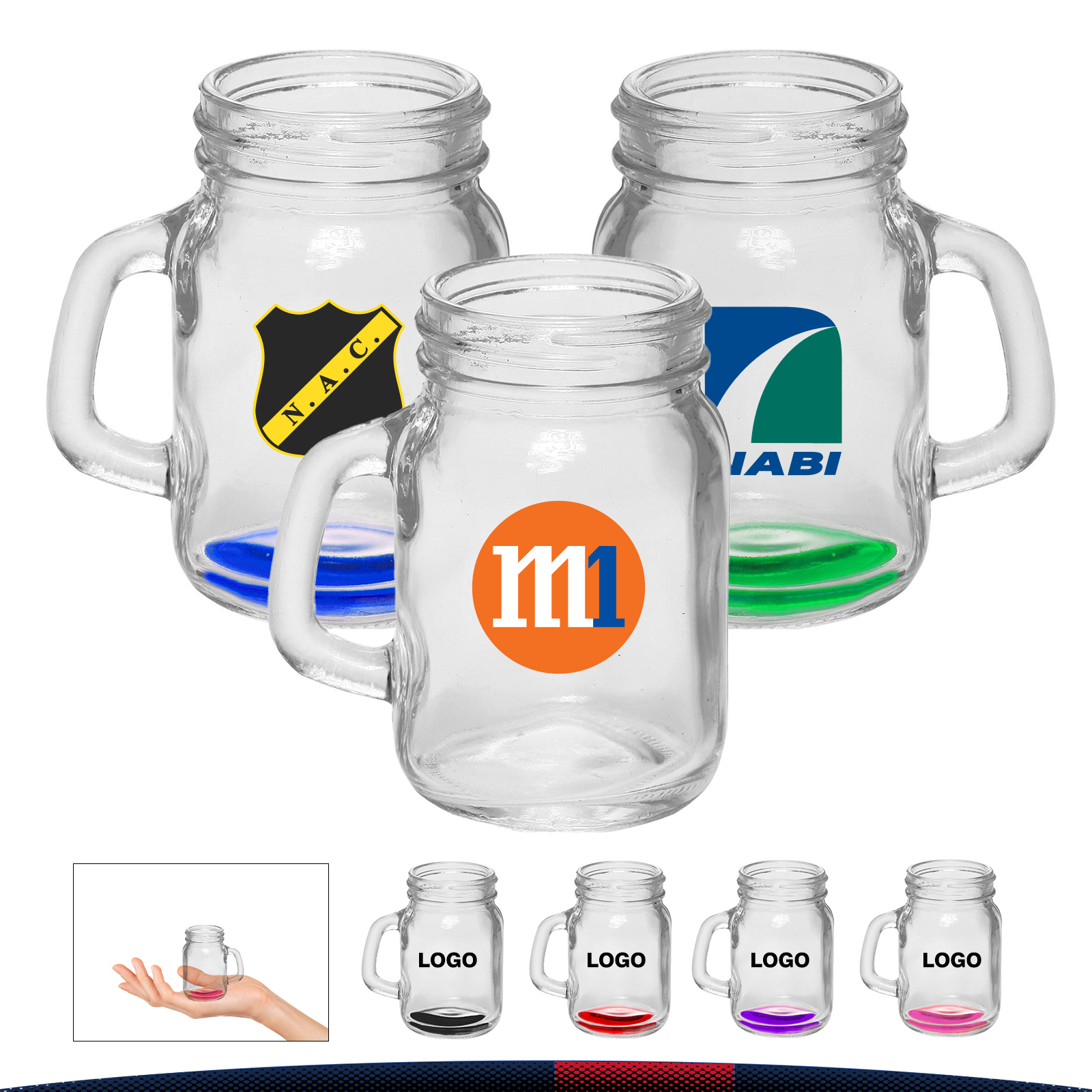 4.5 oz. Zaraq Mason Jar Glasses 9