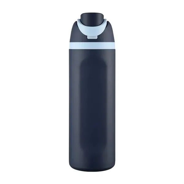 24 oz Stainless Steel Insulated Water Bottle Includes Straw, custom water bottle with logo imprint 17