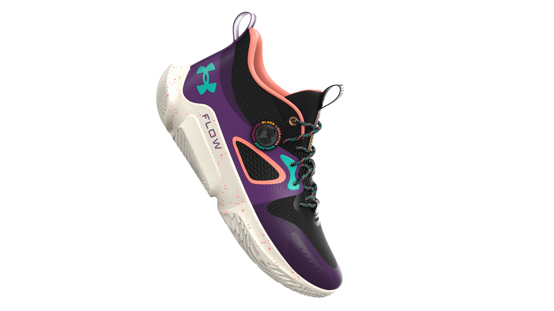 Women's UA Flow Breakthru 3 Black History Month Basketball Shoes 1