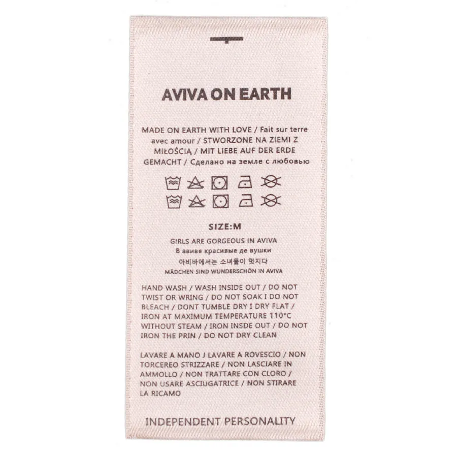 Printed Care Labels 11