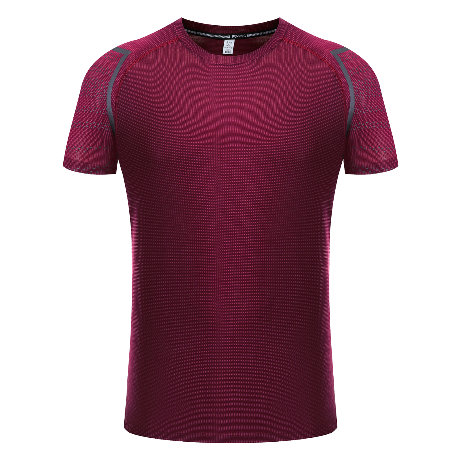 Men's Running Short Sleeve T-Shirt - Stock Style 15 2