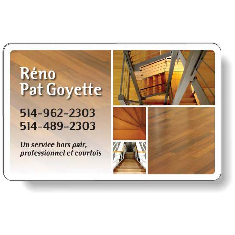 Plastic Wallet Card .010 White Gloss Vinyl with Full Colour Front and Back