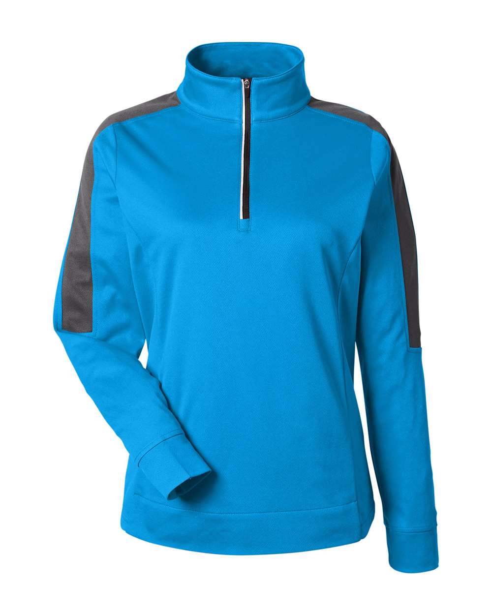 Women's Market Snag Protect Mesh Colorblock Quarter-Zip Pullover - CE404W 46