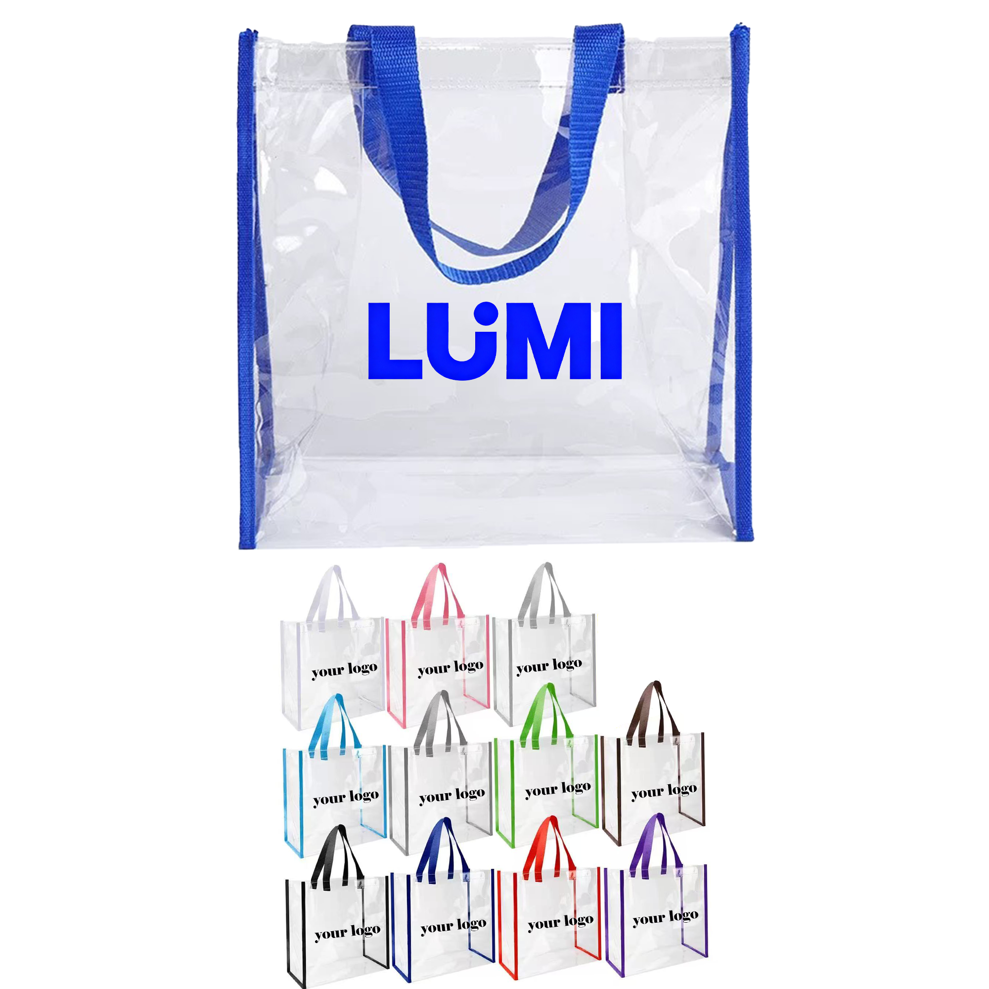 Clear Open Hand Tote 2
