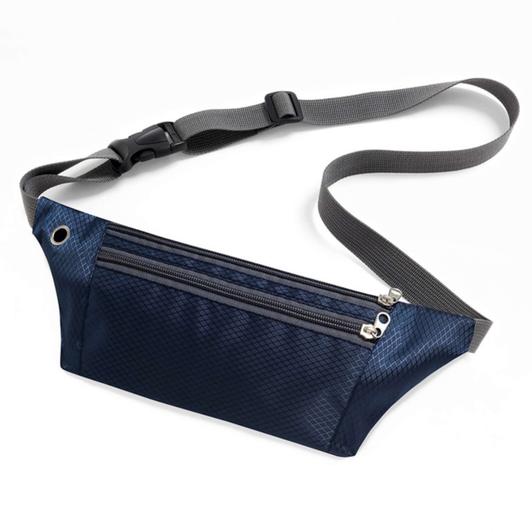 3 Zipper Oxford Fanny Pack 2