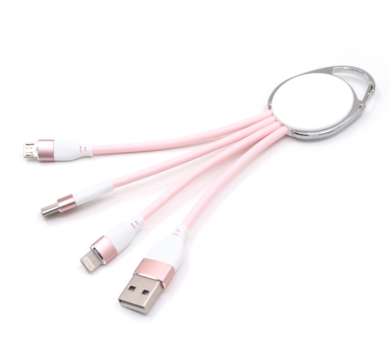 3-in-1 Keychain Charging Cable 7