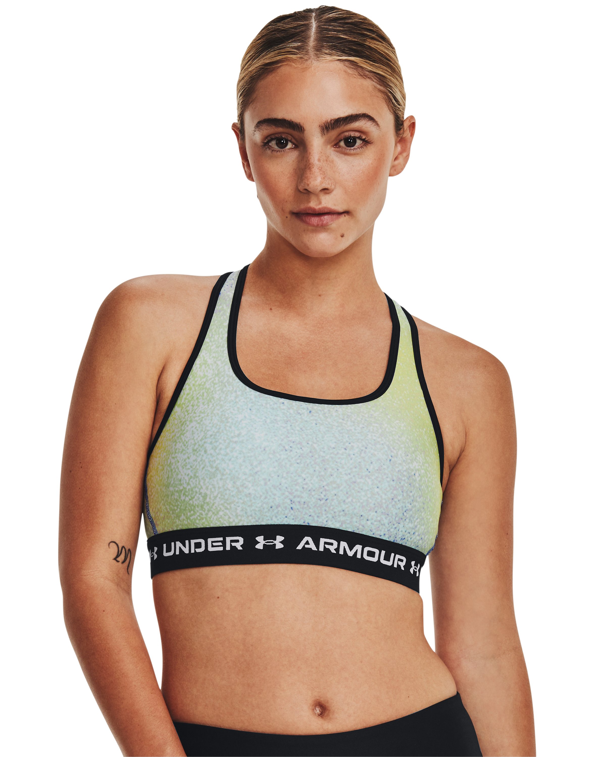 Crossback Mid Printed Women's Sports Bra 20