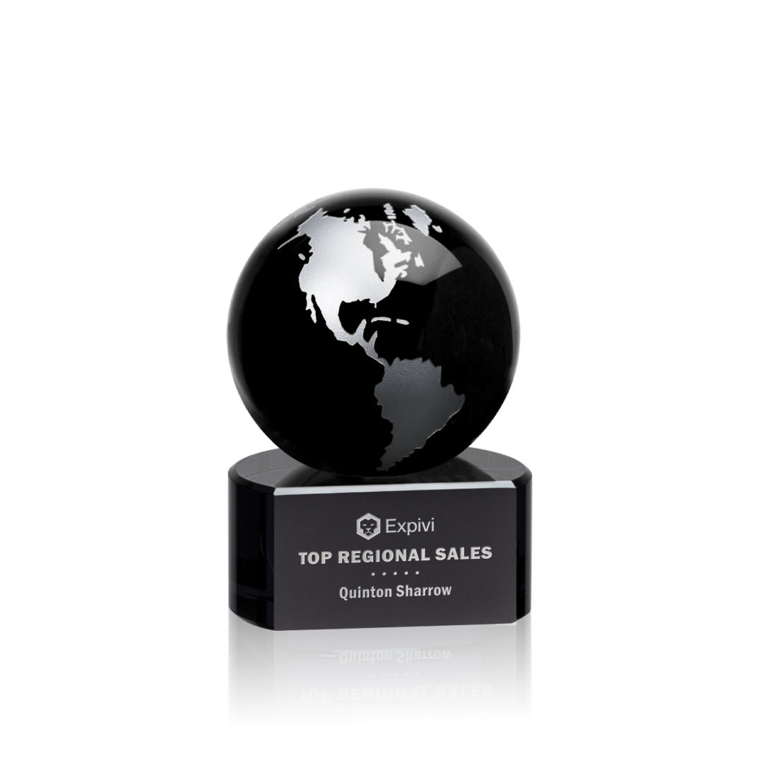 Marcana Globe Award - Black/Silver