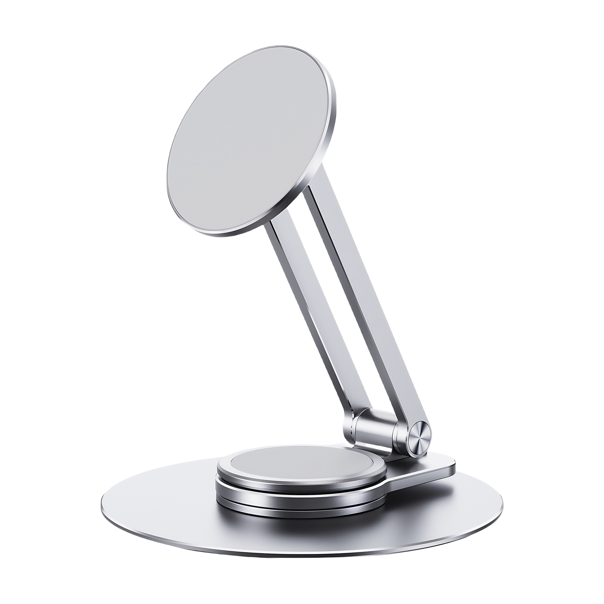 360 Rotating Aluminum Alloy Foldable Lazy Phone Tablet Stand with Magnetic Holder 4