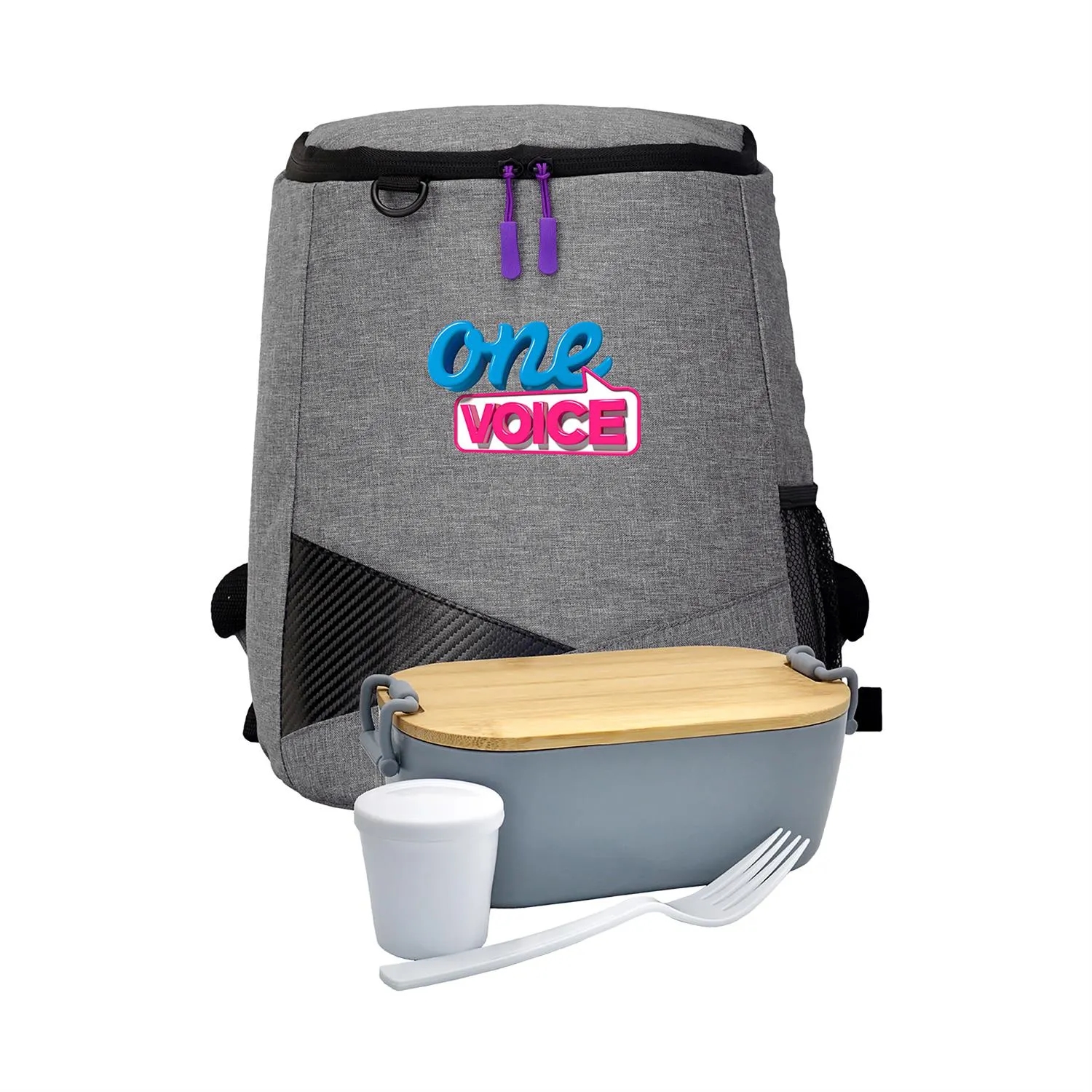Bamboo Lunch Box Backpack Set 27