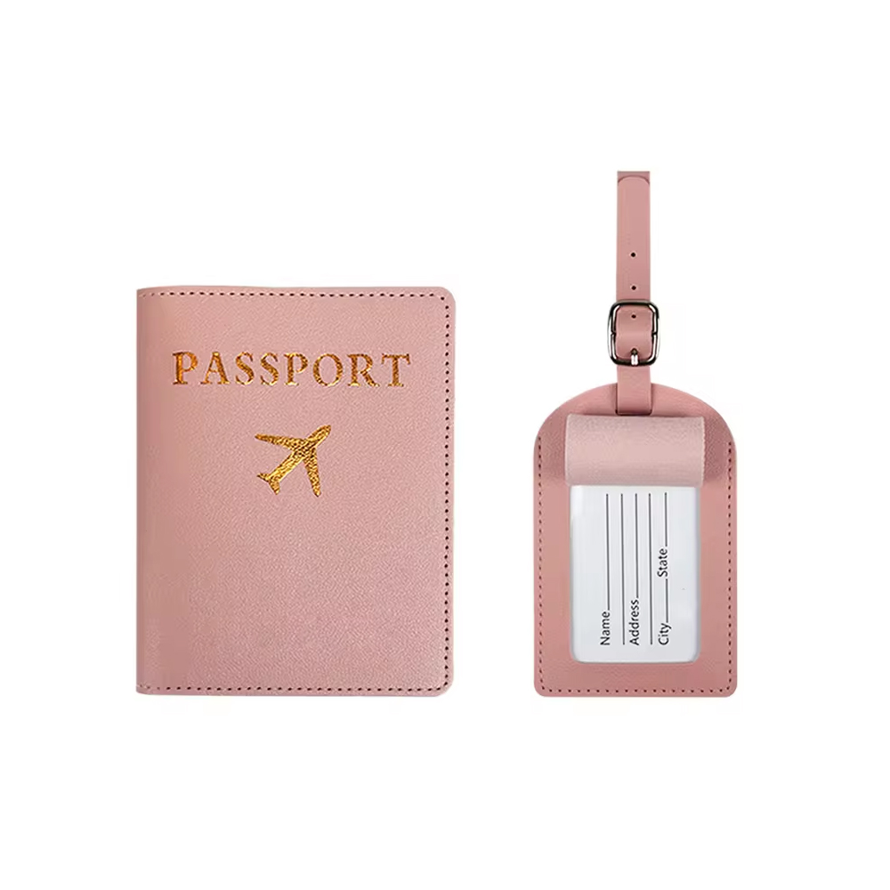 Leatherette Luggage Tag & Passport Holder 7