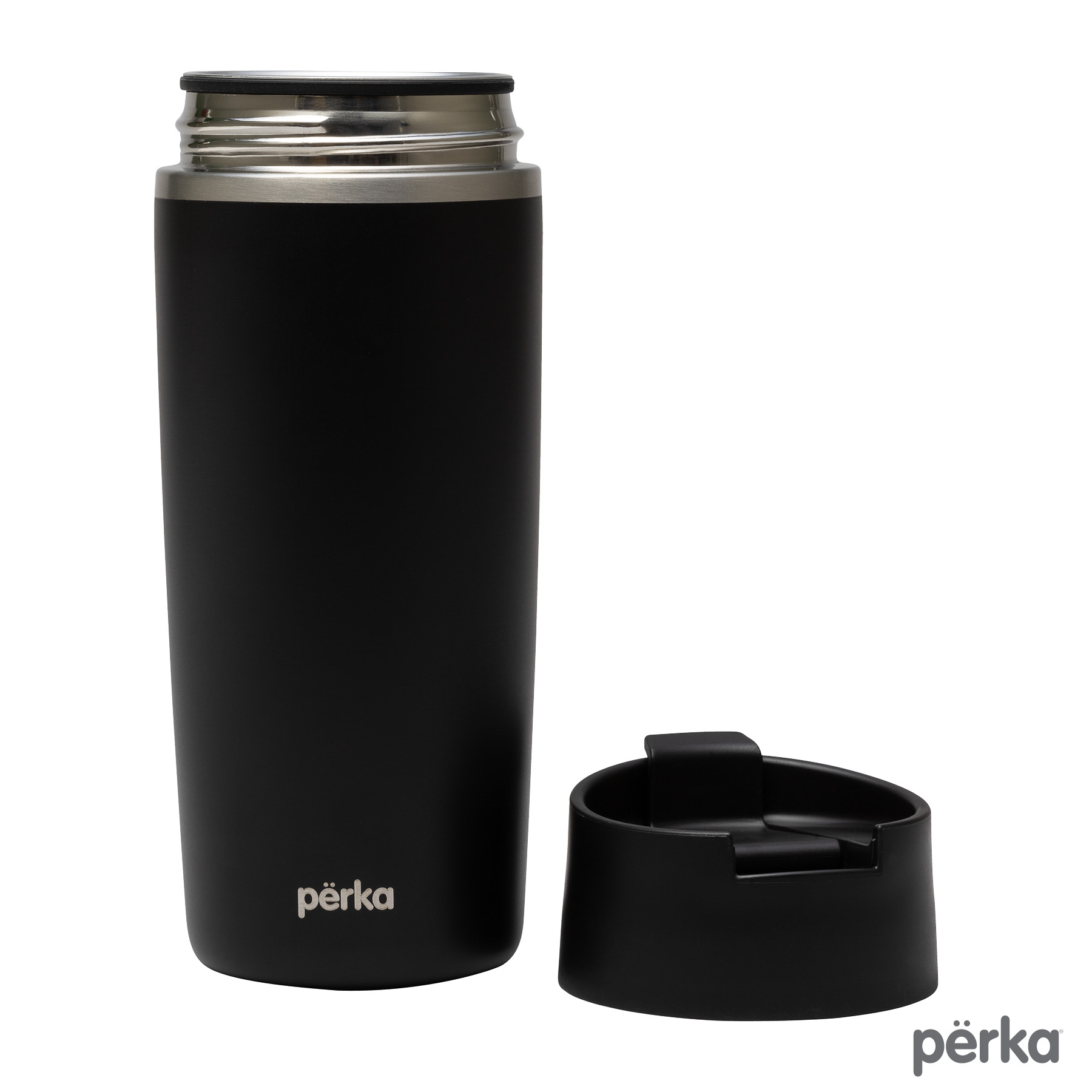 Perka® Macchiato 12 oz. Double Wall Coffee/Tea Press Tumbler 20