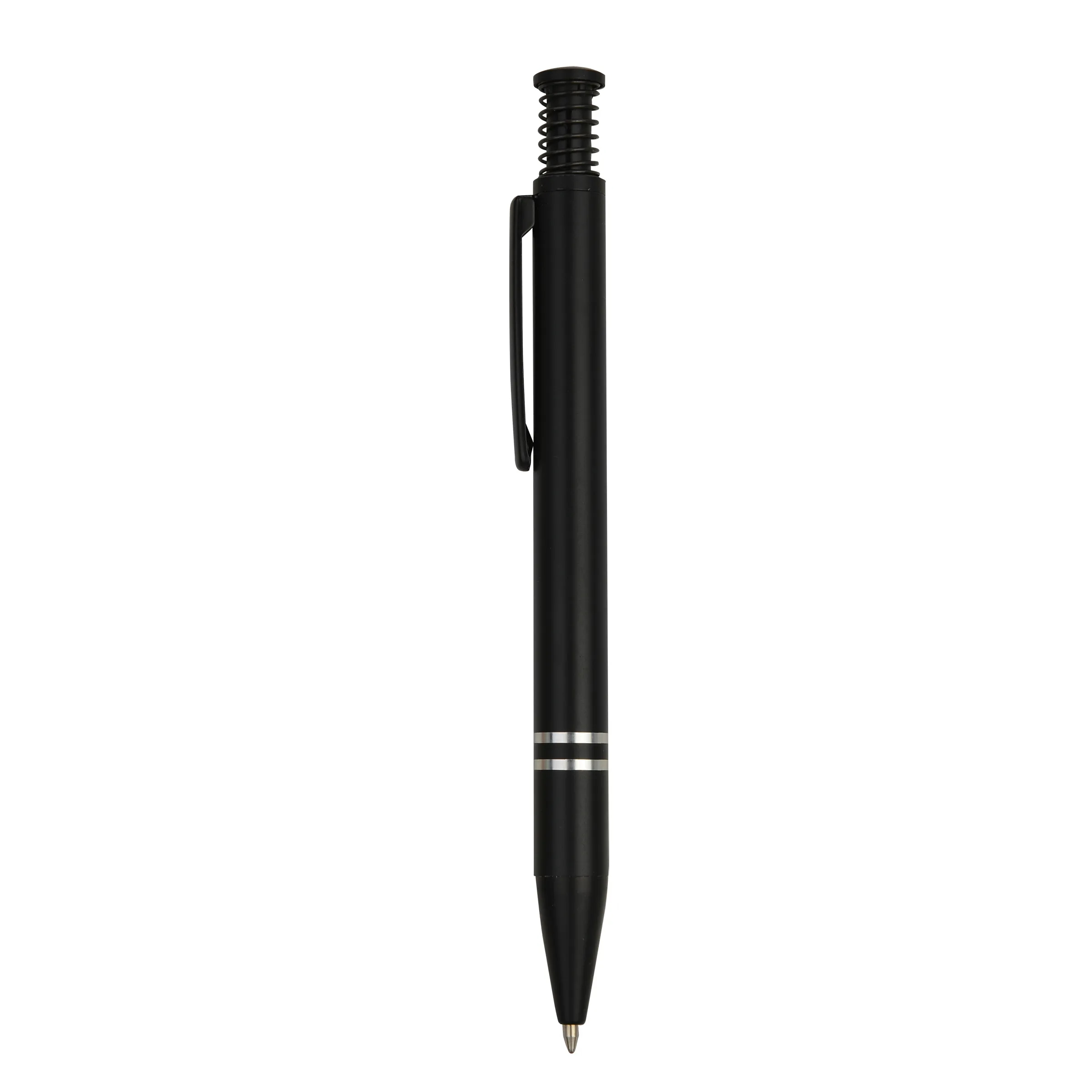 Chrome Engraved Matte Finish Click Metal Ballpoint Pen 1