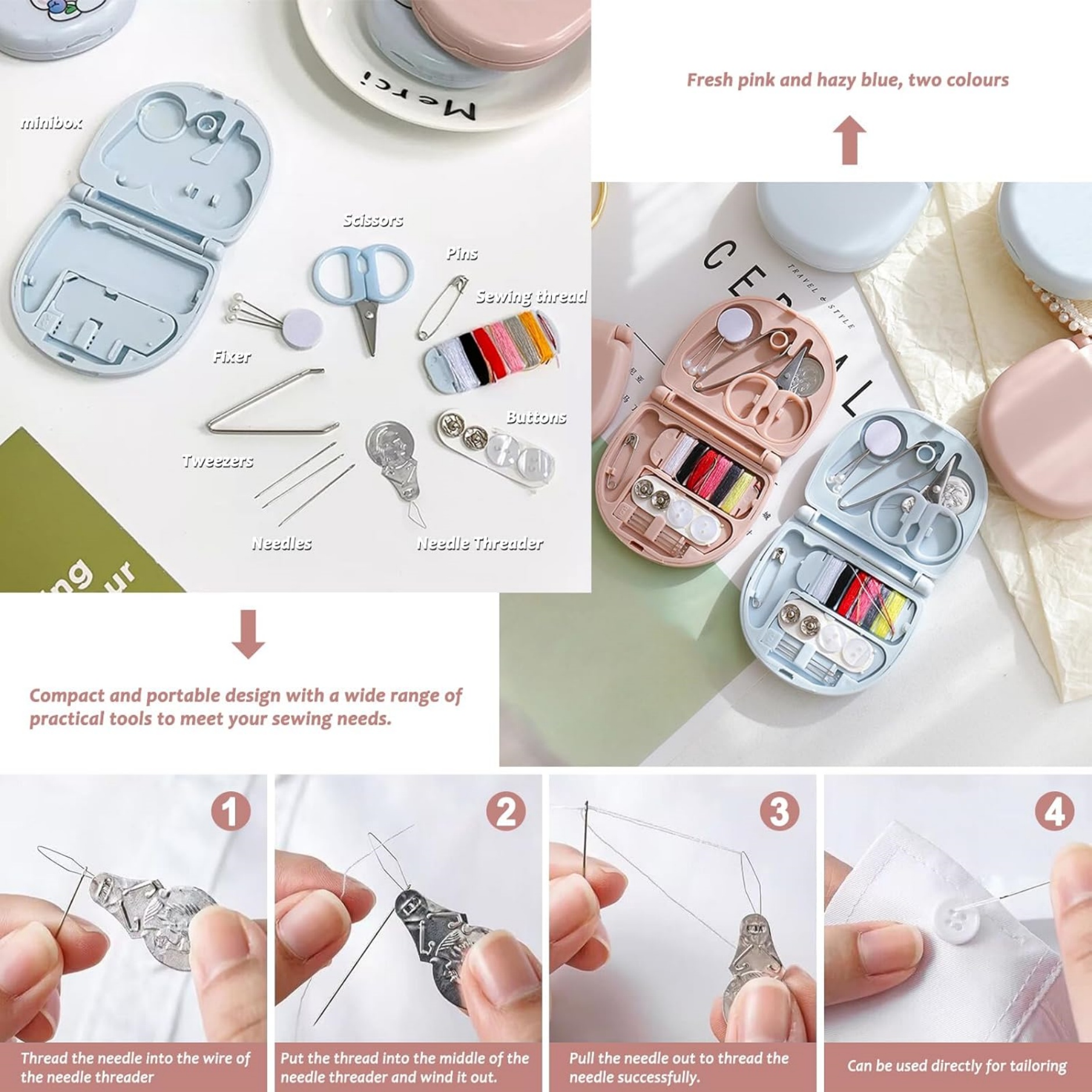 Mini Travel Sewing Kit 8