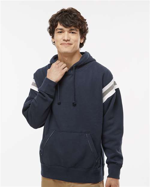 Men's Vintage Athletic Hooded Sweatshirt - 8847 31