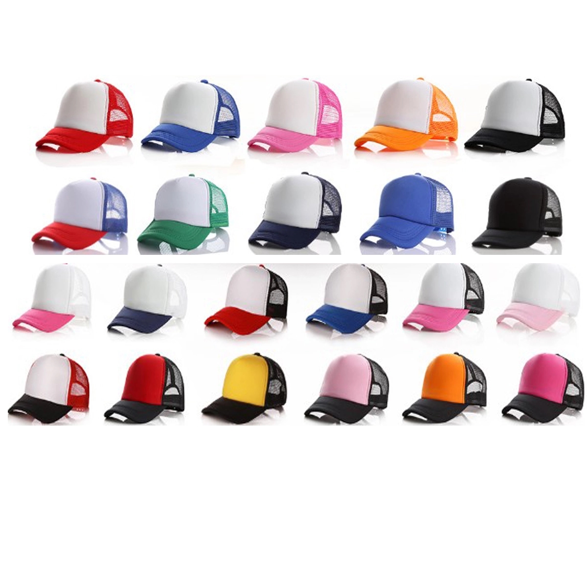 Flat Bill Snapback Mesh Caps Hats 1