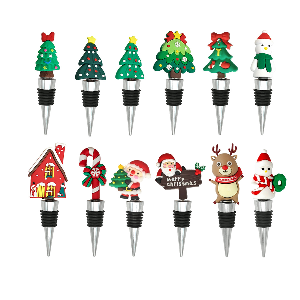 Christmas Wine Stopper 2