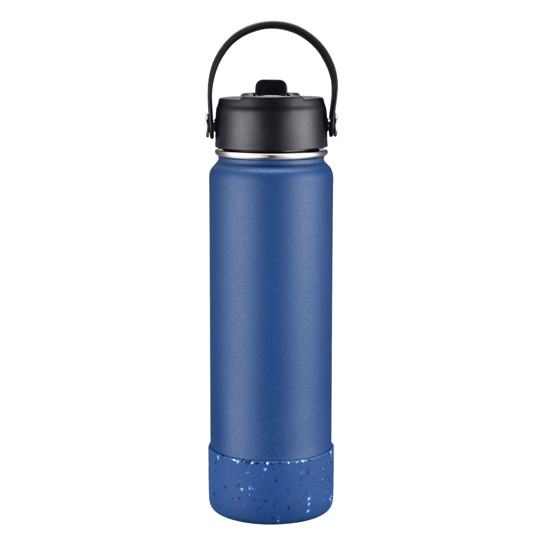 27 OZ. Speckled Design Vacuum Water Bottle w/Spout & Silicone Bottom 3