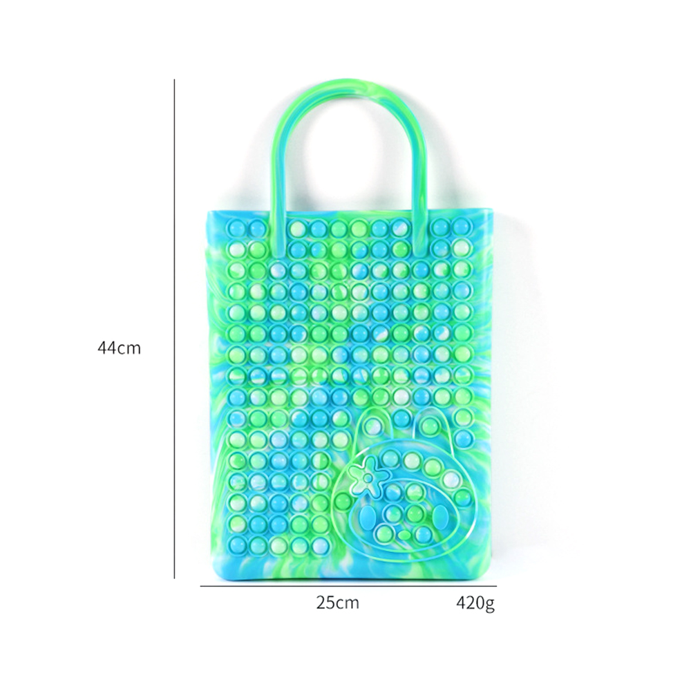 Silicone Fidget Rectangle Pop Handbag 6