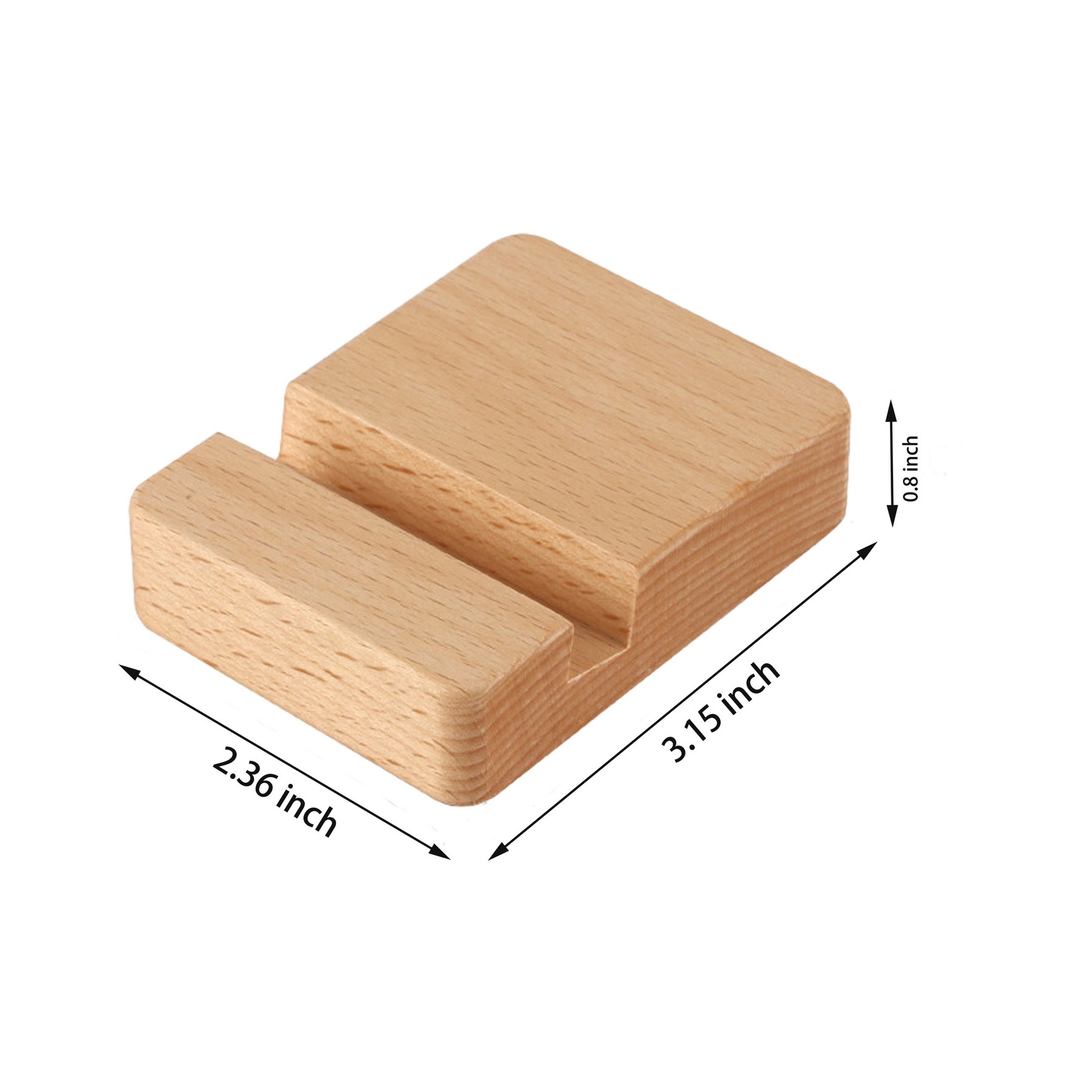 Universal Wooden Phone Stand 2