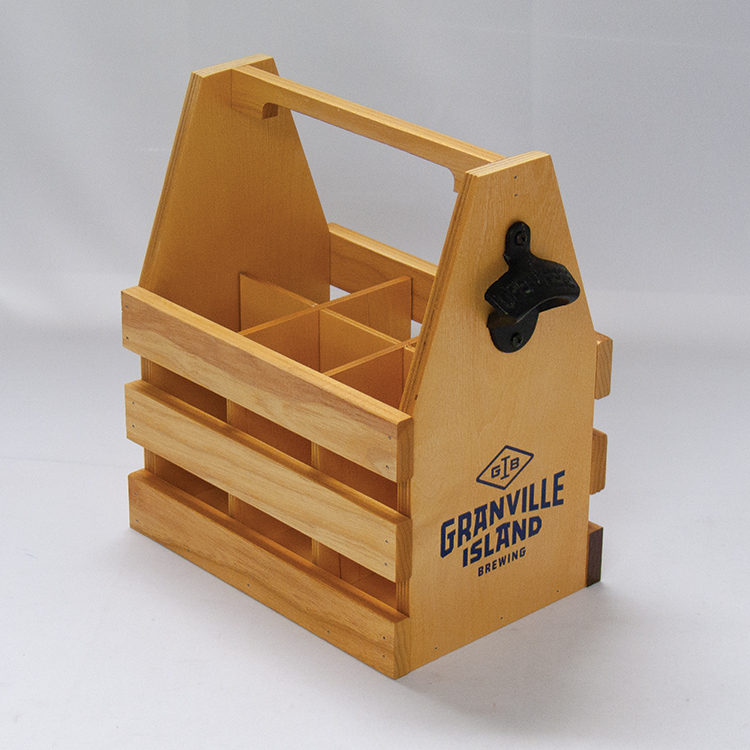 Six-Pack Crate with Bottle Opener