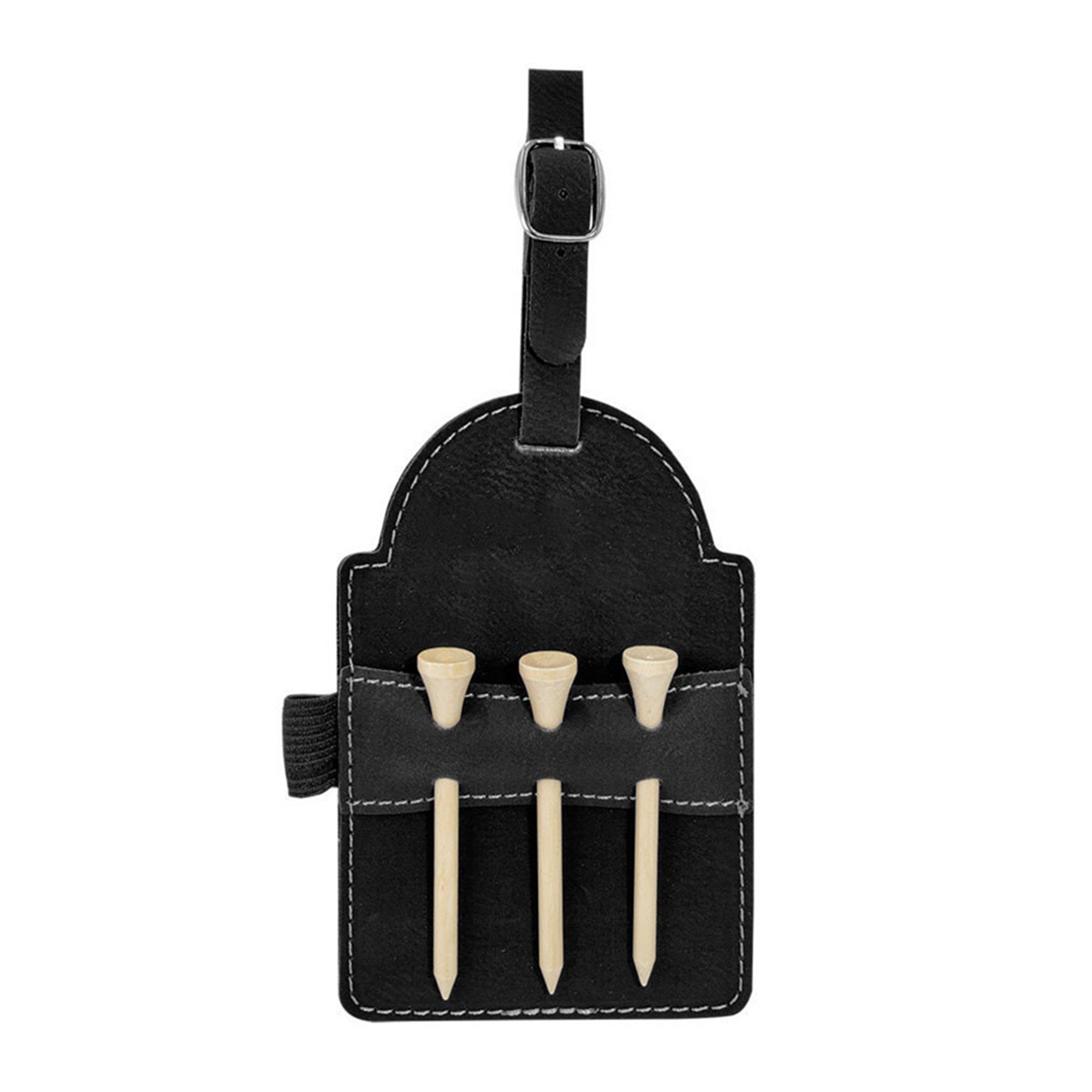 PU Leather Mini Golf Tee Holder 2