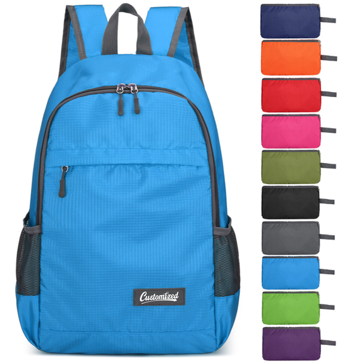 20L Foldable Lightweight Backpack with Water Resistant Bags 2