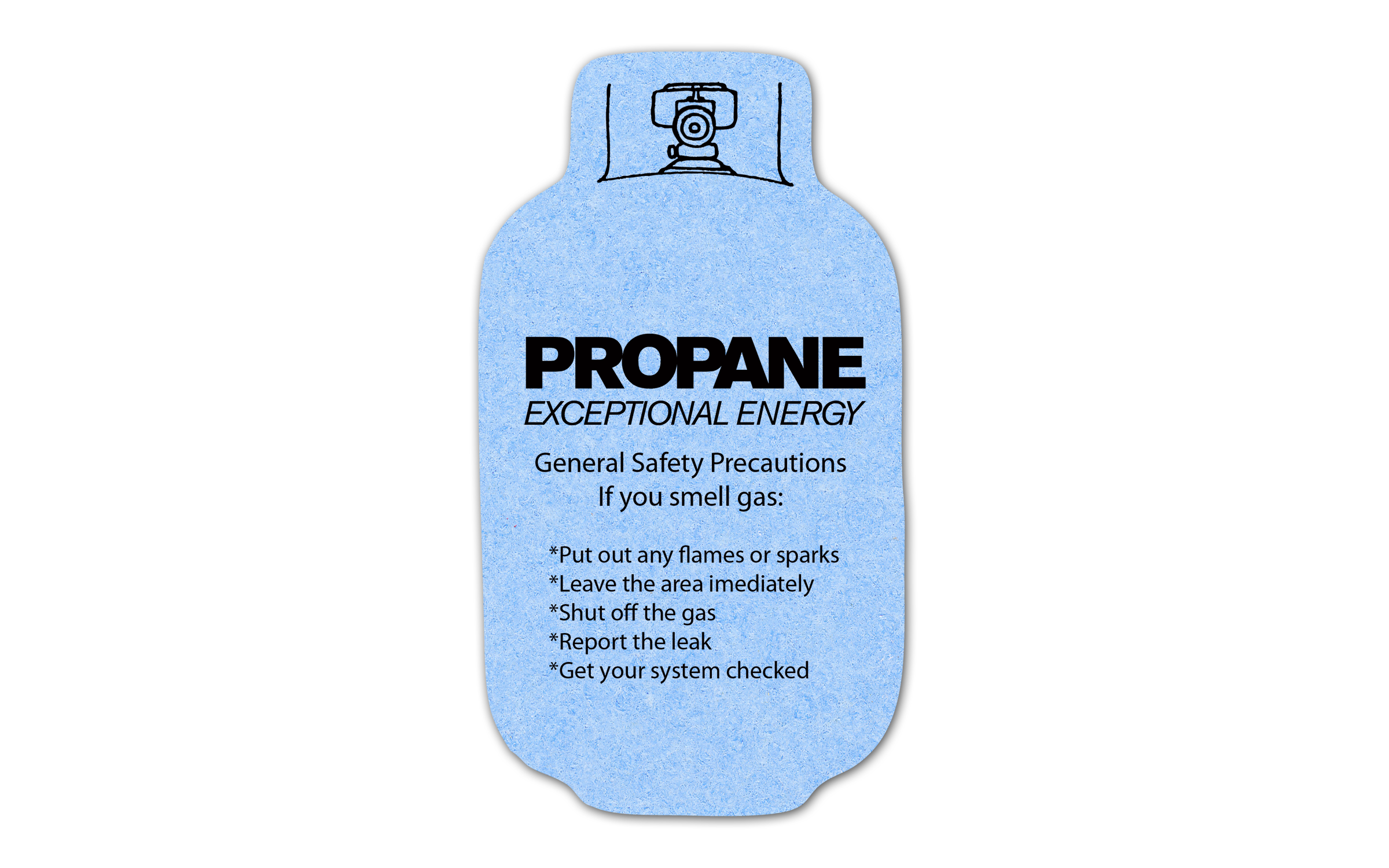 Propane Tank Compressed Sponge 8