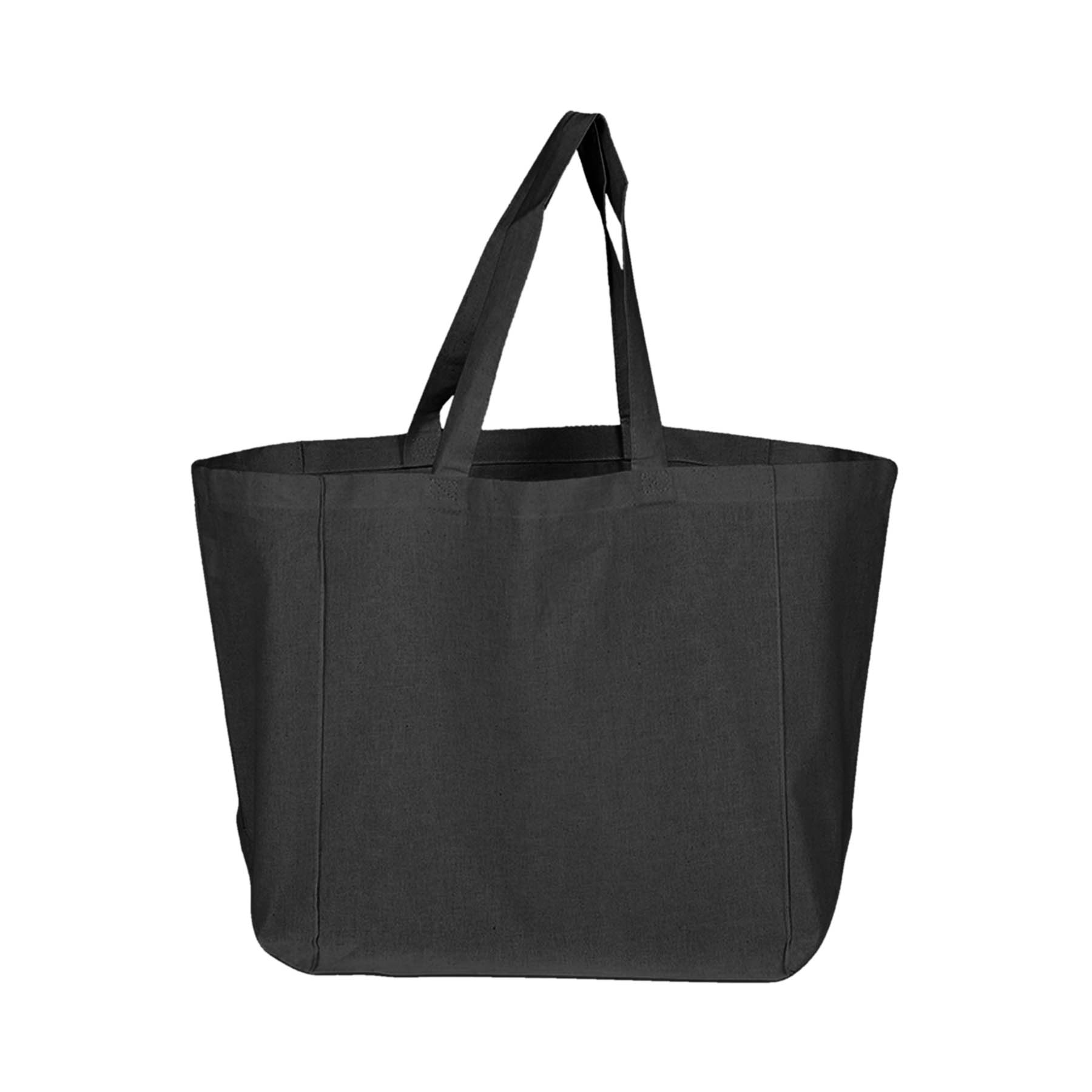 6 oz. 100% Cotton Sheeting Grocery Tote Bag/w Bottom Gusset 2