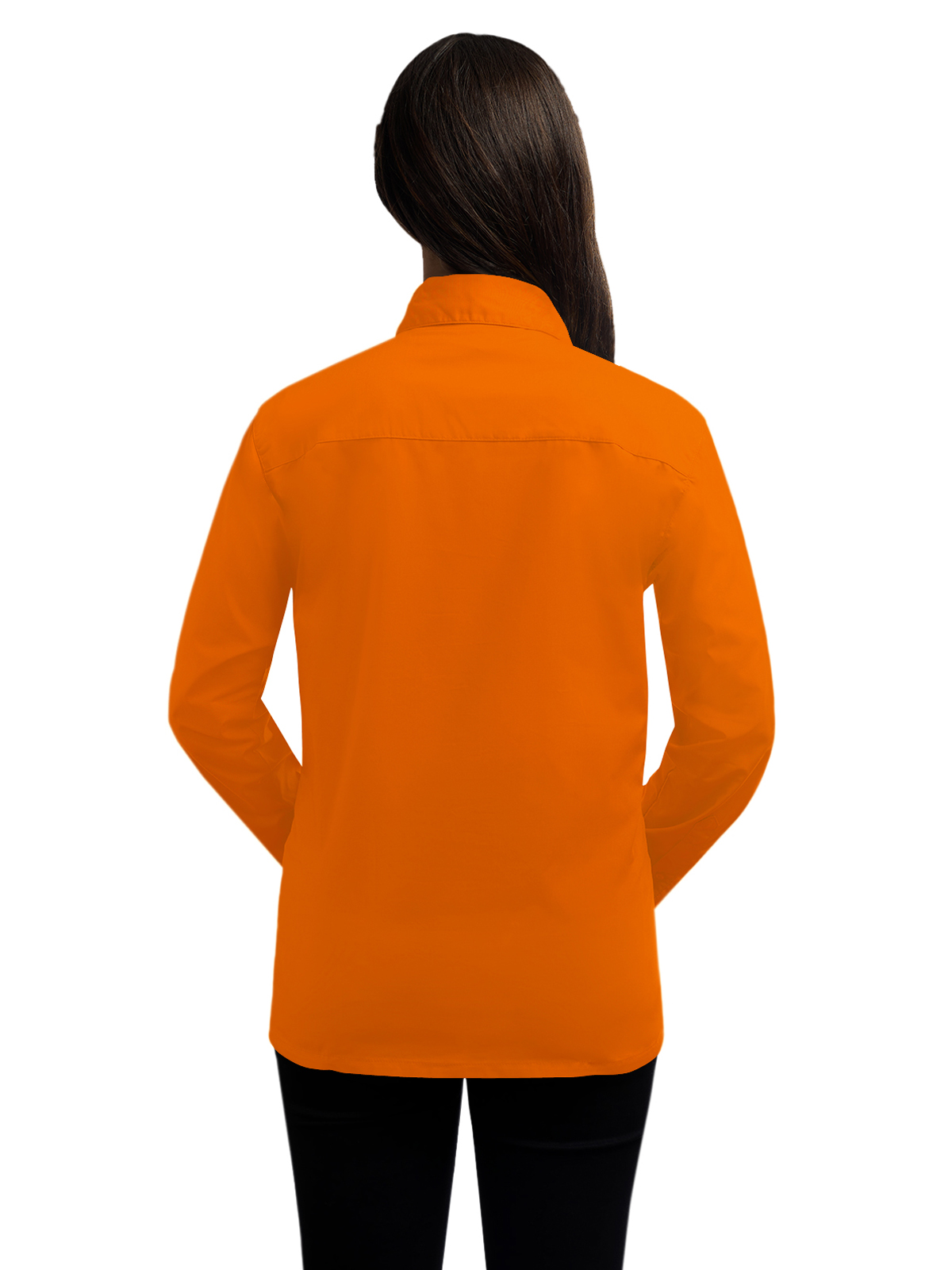 Blue Generation - Women's Pocketless Long Sleeve Superblend Poplin Shirt 73